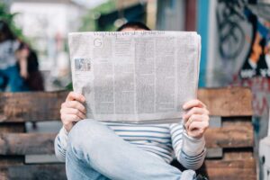 Why reading newspapers are more preferred by older men’s?
