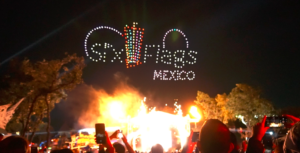 Six Flags México llena el cielo de color con un espectacular  show de drones