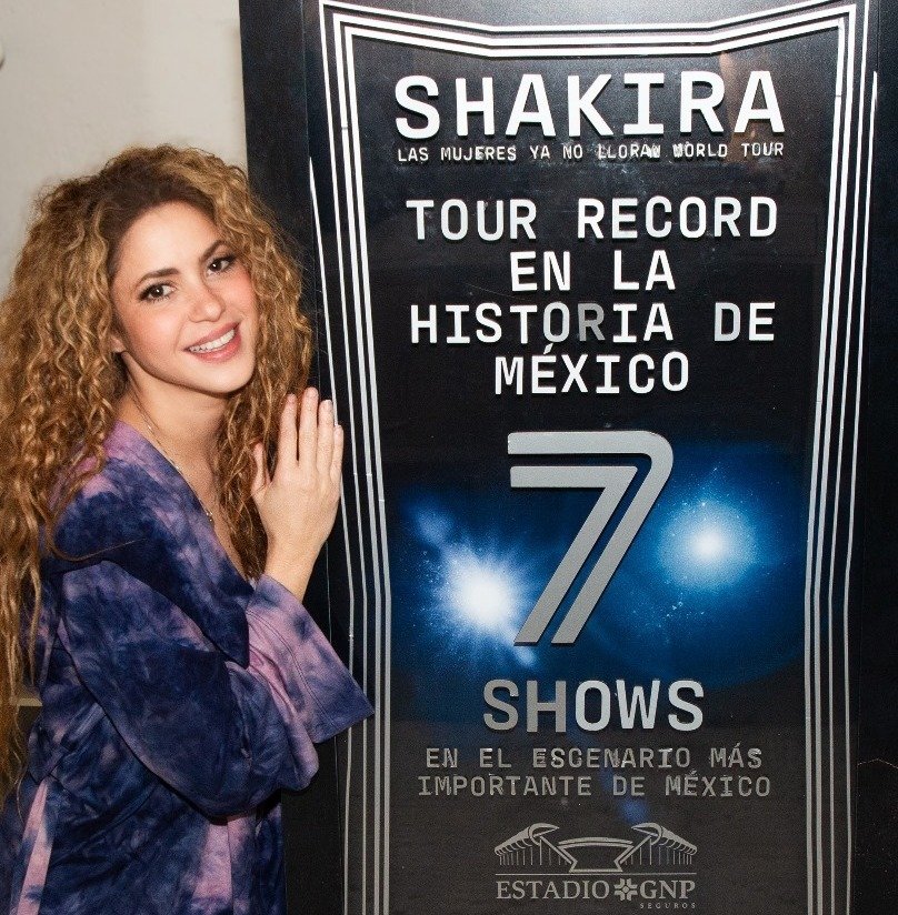 Shakira “Las Mujeres Ya No Lloran Tour”: rompió récord en la historia de México