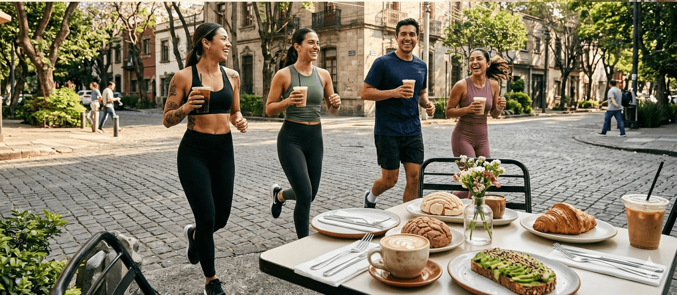Social Run & Coffee Party en CDMX: corre por la Roma y termina en brunch y café