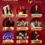 Cartel oficial del Festival de las Almas 2026 con Alejandra Guzmán, Enjambre, Ximena Sariñana, Lagos, Majo Aguilar y los demás artistas.